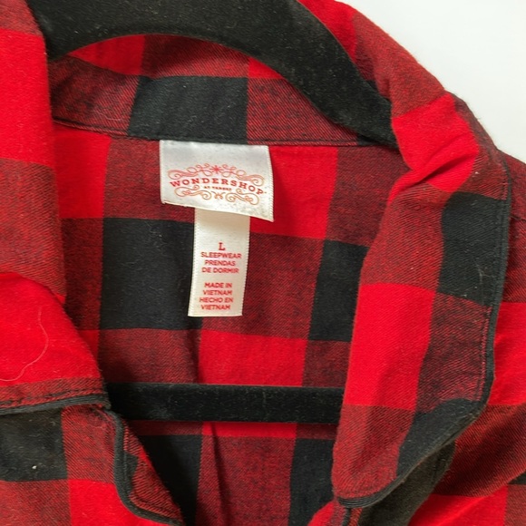 Wondershop plaid button down shirt, size L - Picture 2 of 3